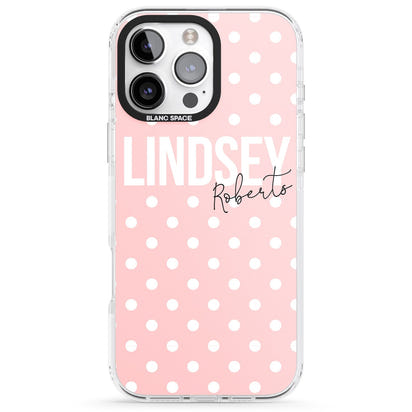 Personalised Pink Polka