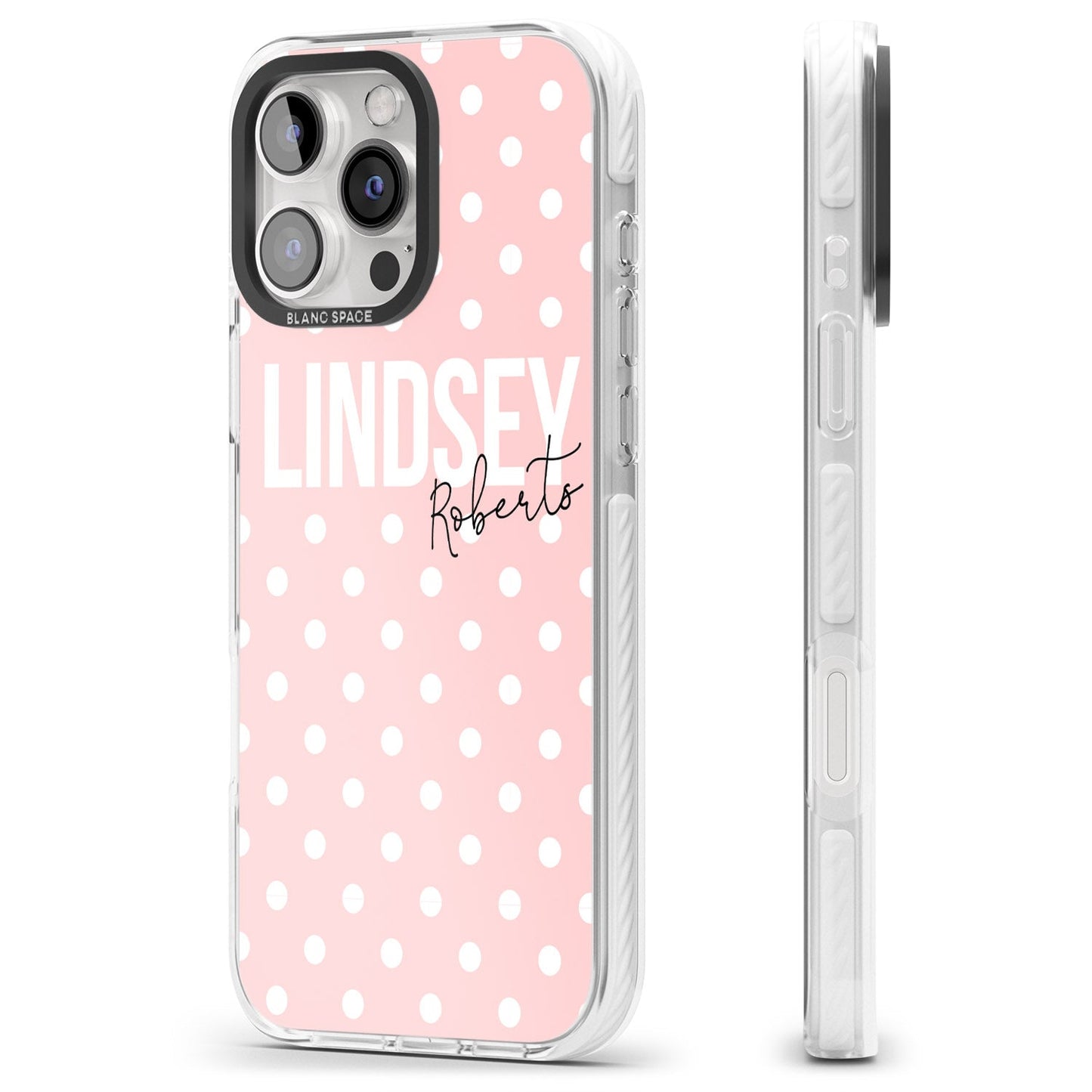 Personalised Pink Polka