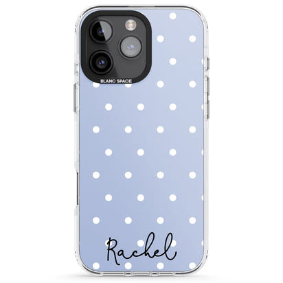 Personalised Simple Light Blue Dots