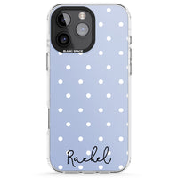 Personalised Simple Light Blue Dots