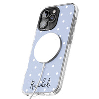 Personalised Simple Light Blue Dots