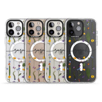 Chaîne de fleurs sauvages personnalisée