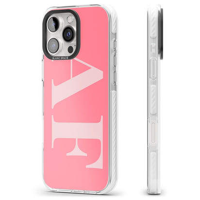 Personalised Light & Dark Pink Green Letters