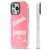 Personalised Light & Dark Pink Green Letters