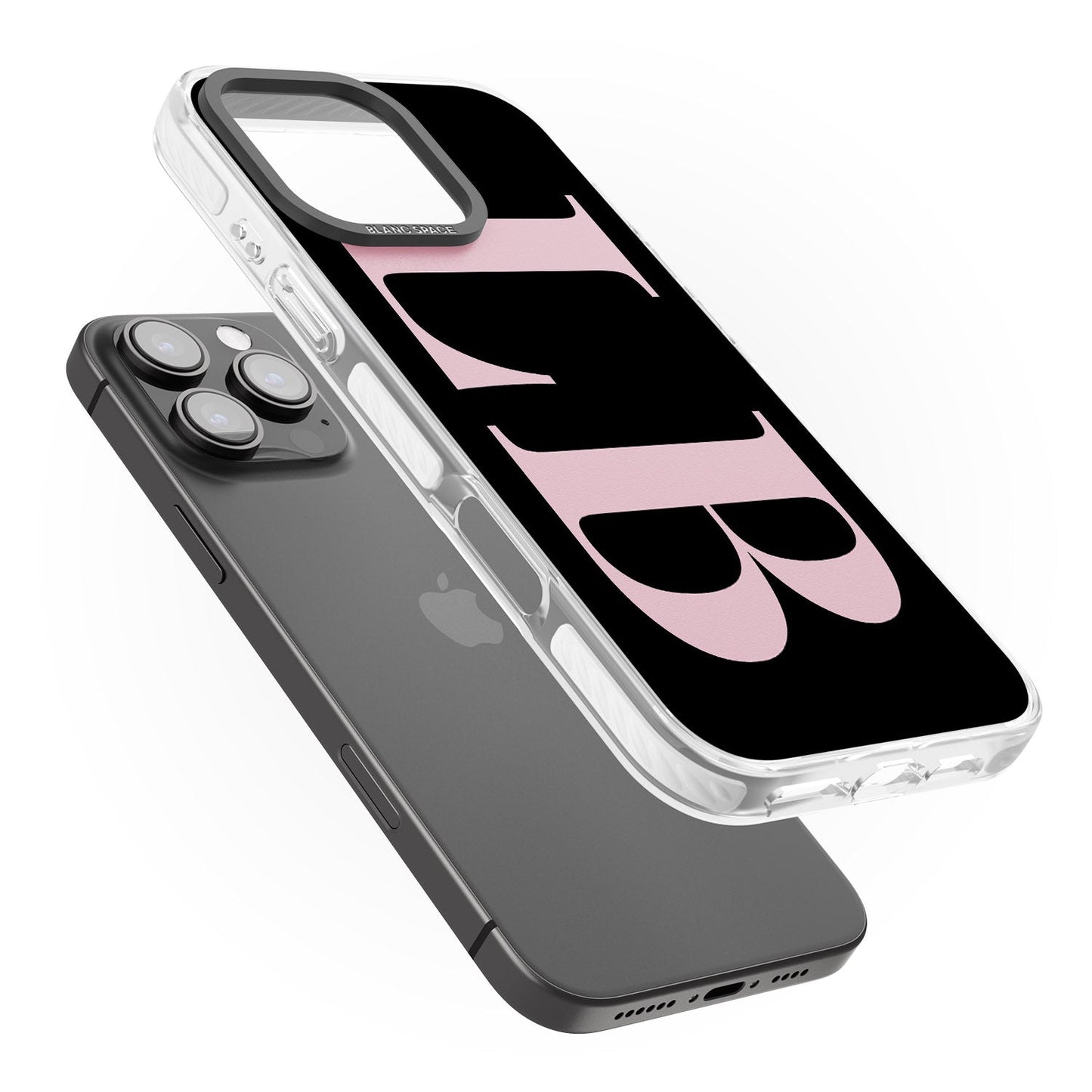 Lettres personnalisées roses et noires vertes