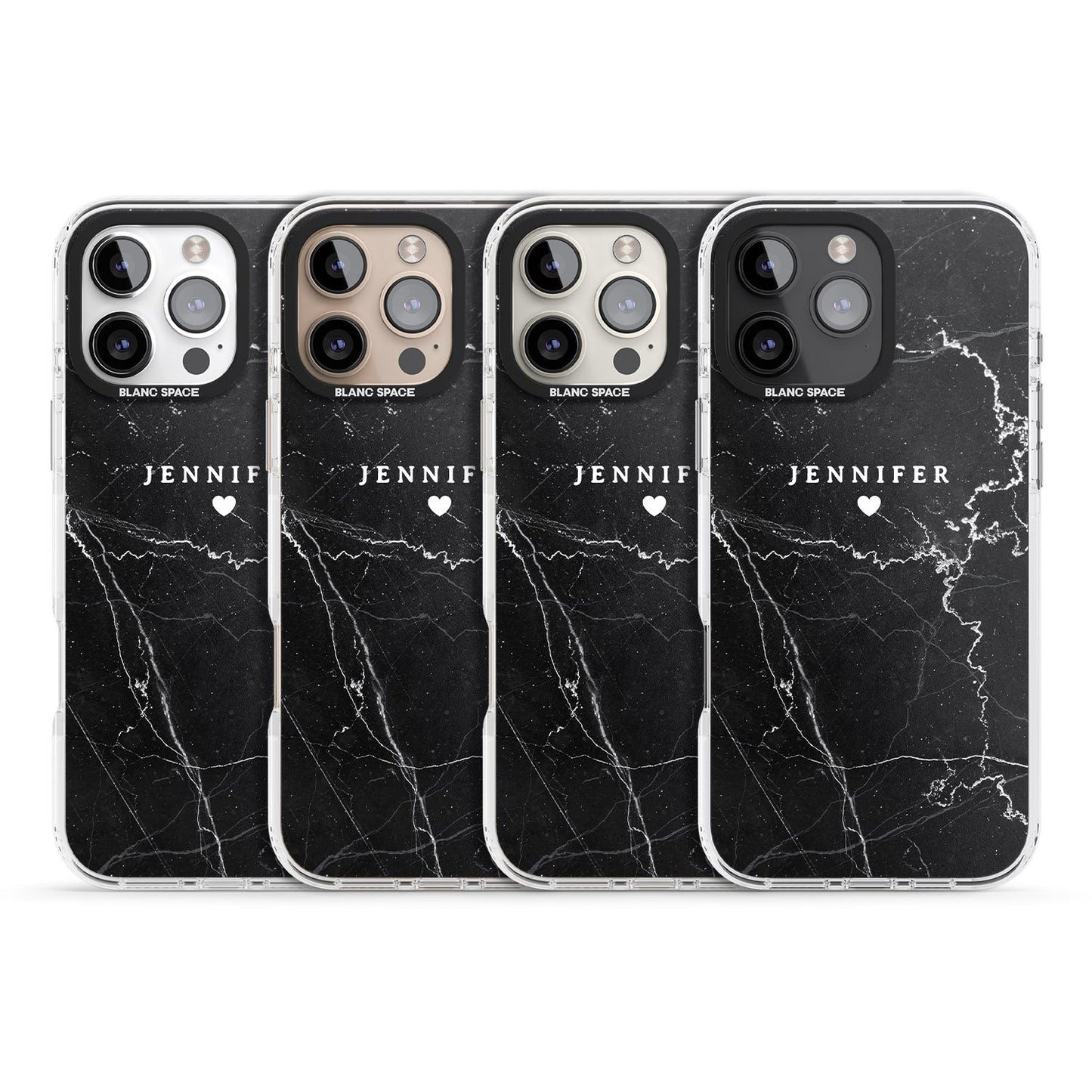 Personalised Black Marble