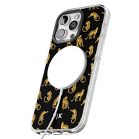 Personalised Gold Cheetah Pattern