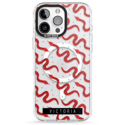 Personalised Red Snake Pattern