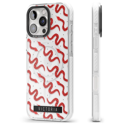 Personalised Red Snake Pattern