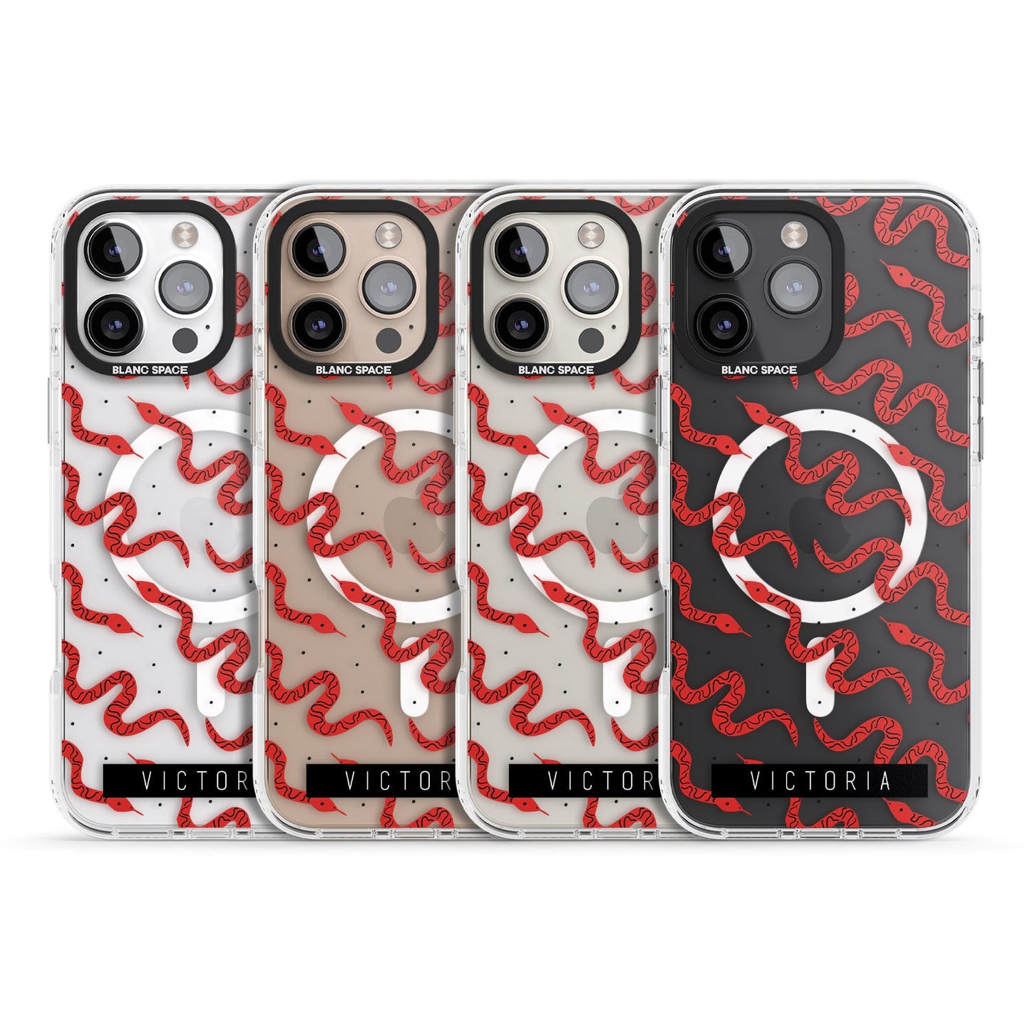 Personalised Red Snake Pattern