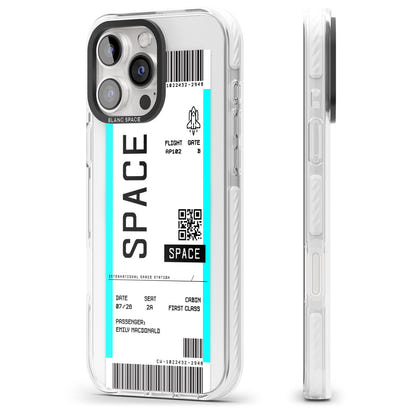 Personalised Space Travel Ticket