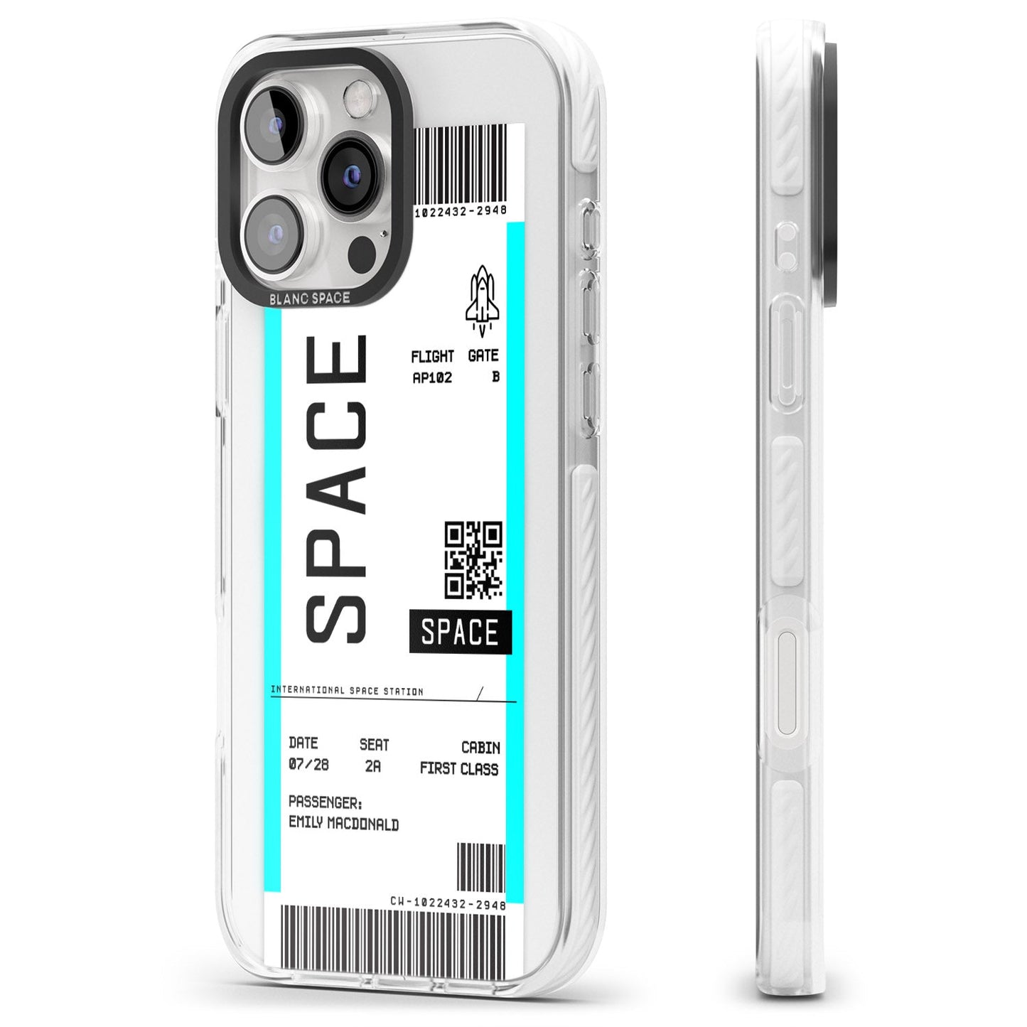 Personalised Space Travel Ticket