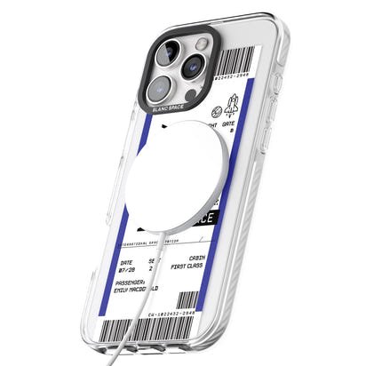 Personalised Mercury Travel Ticket