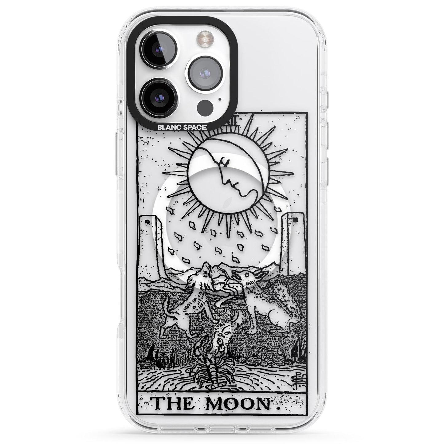 Personalised The Moon Tarot Card (Clear)