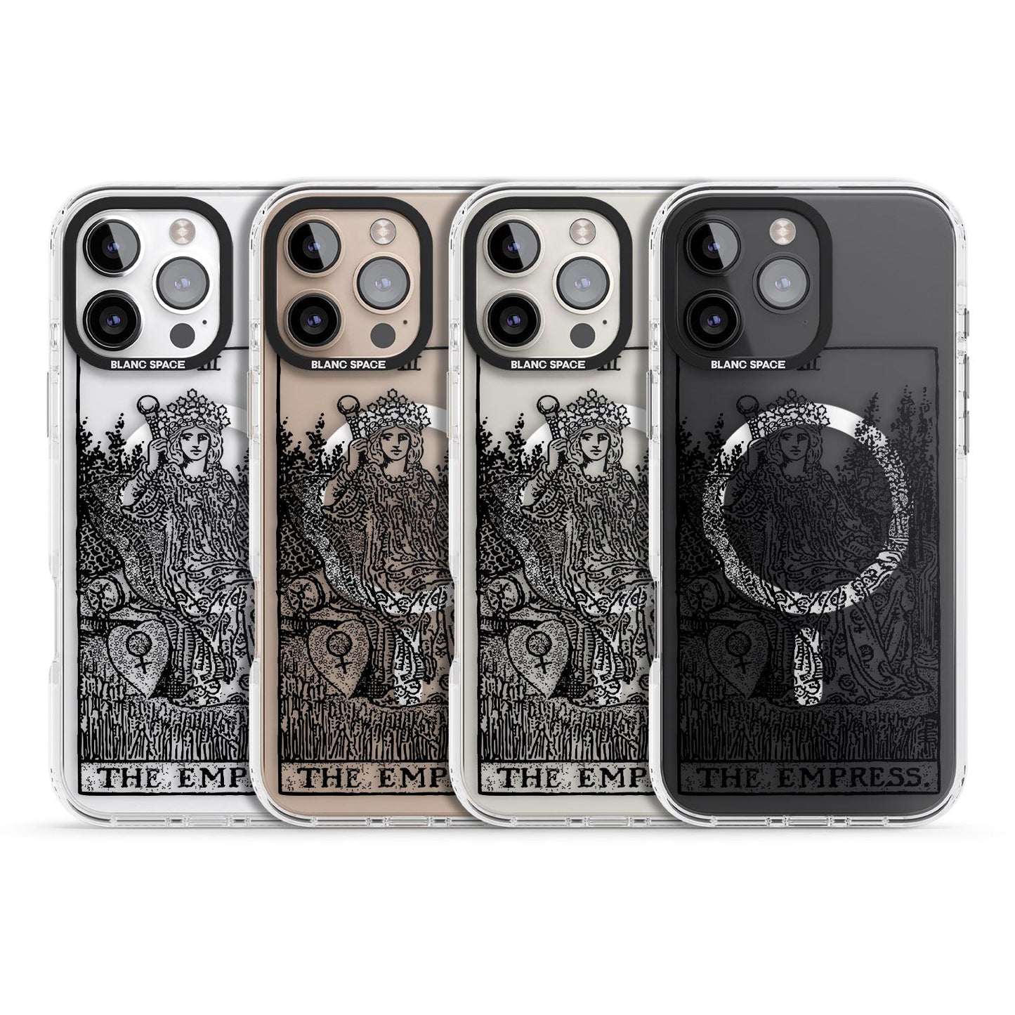 Personalisierte Tarotkarte „Die Kaiserin“ (Transparent)