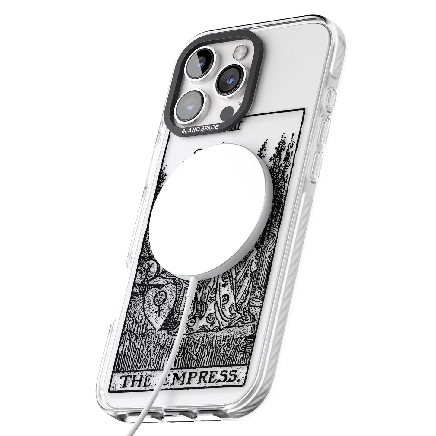 Personalisierte Tarotkarte „Die Kaiserin“ (Transparent)