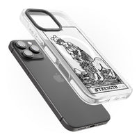 Personalisierte Stärke-Tarotkarte (Transparent)