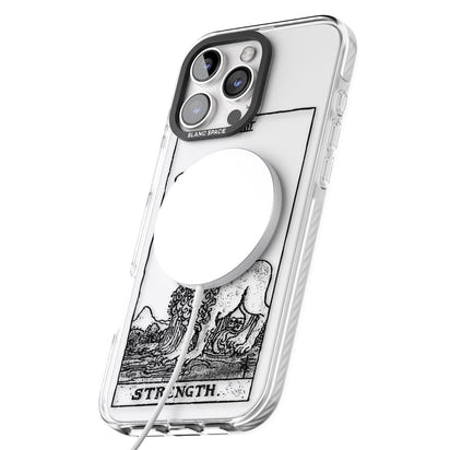 Personalisierte Stärke-Tarotkarte (Transparent)