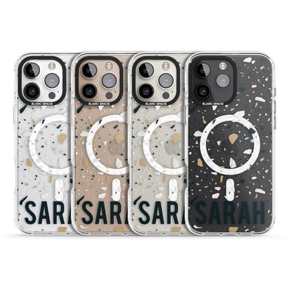 Personalised Terrazzo Blue, Pink, Brown