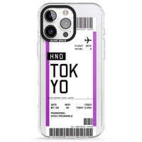 Personalised Tokyo Boarding Pass