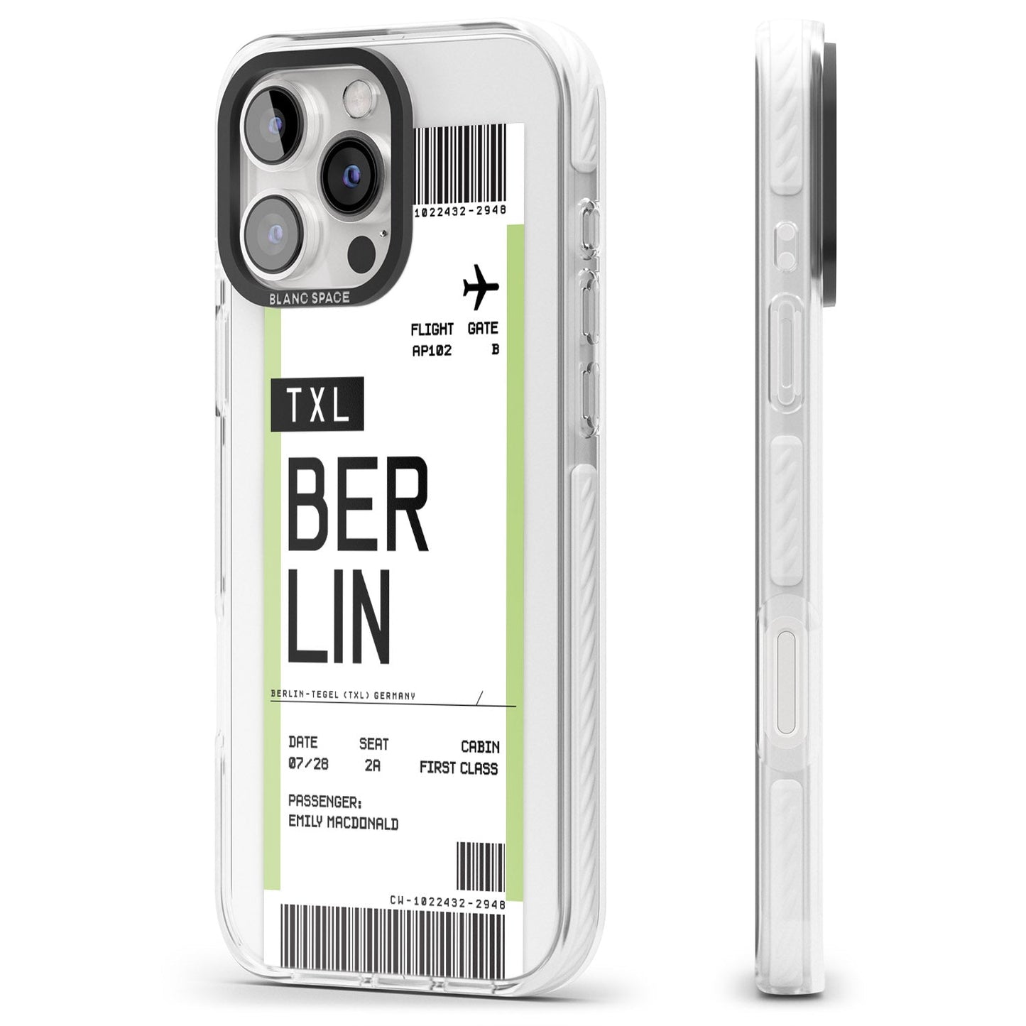 Personalised Berlin Boarding Pass