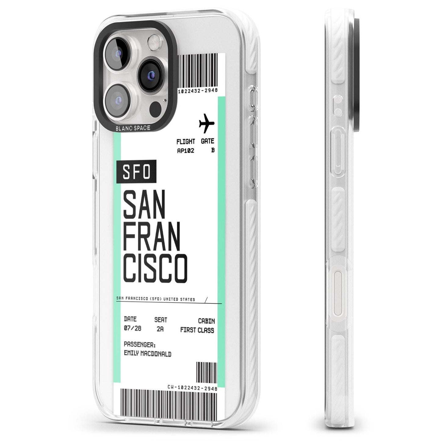 Personalised San Francisco Boarding Pass