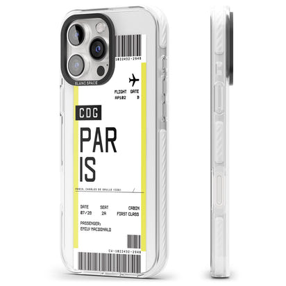 Personalised Paris Boarding Pass
