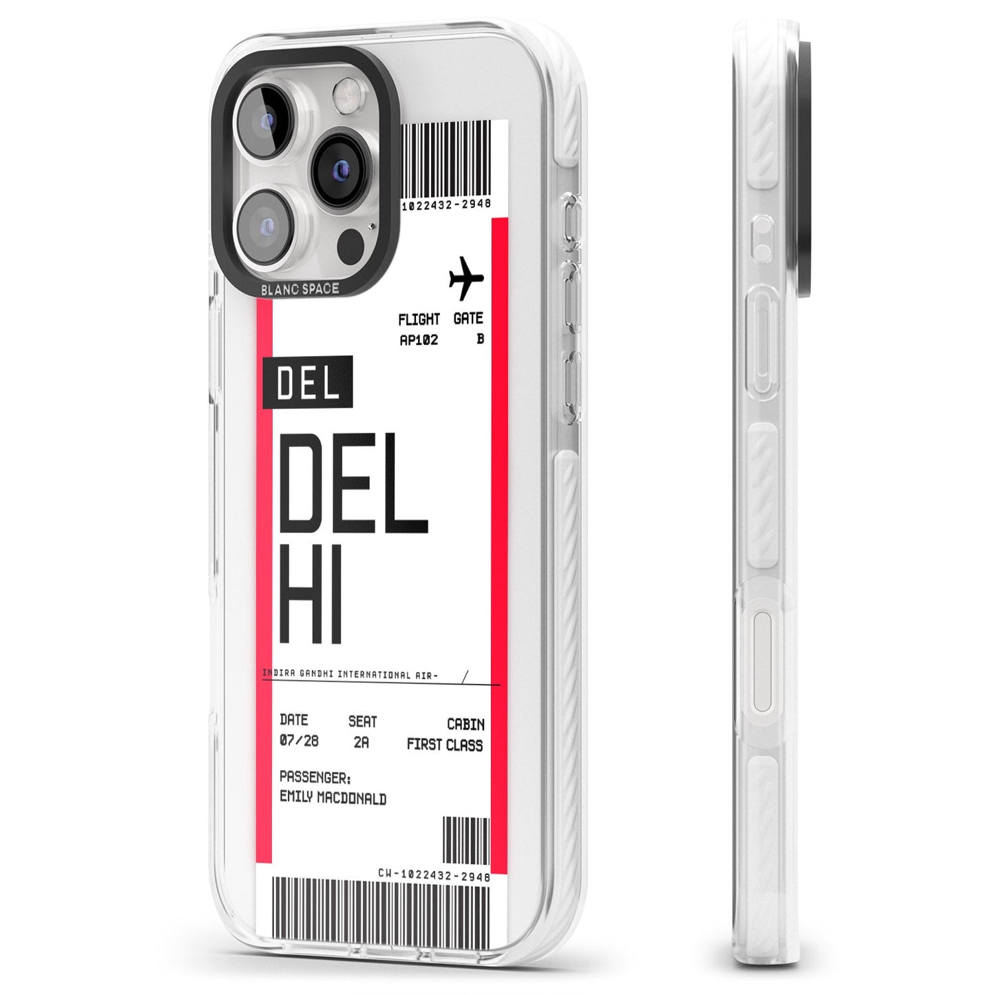 Personalised Delhi Boarding Pass