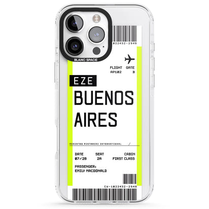 Personalised Buenos Aires Boarding Pass