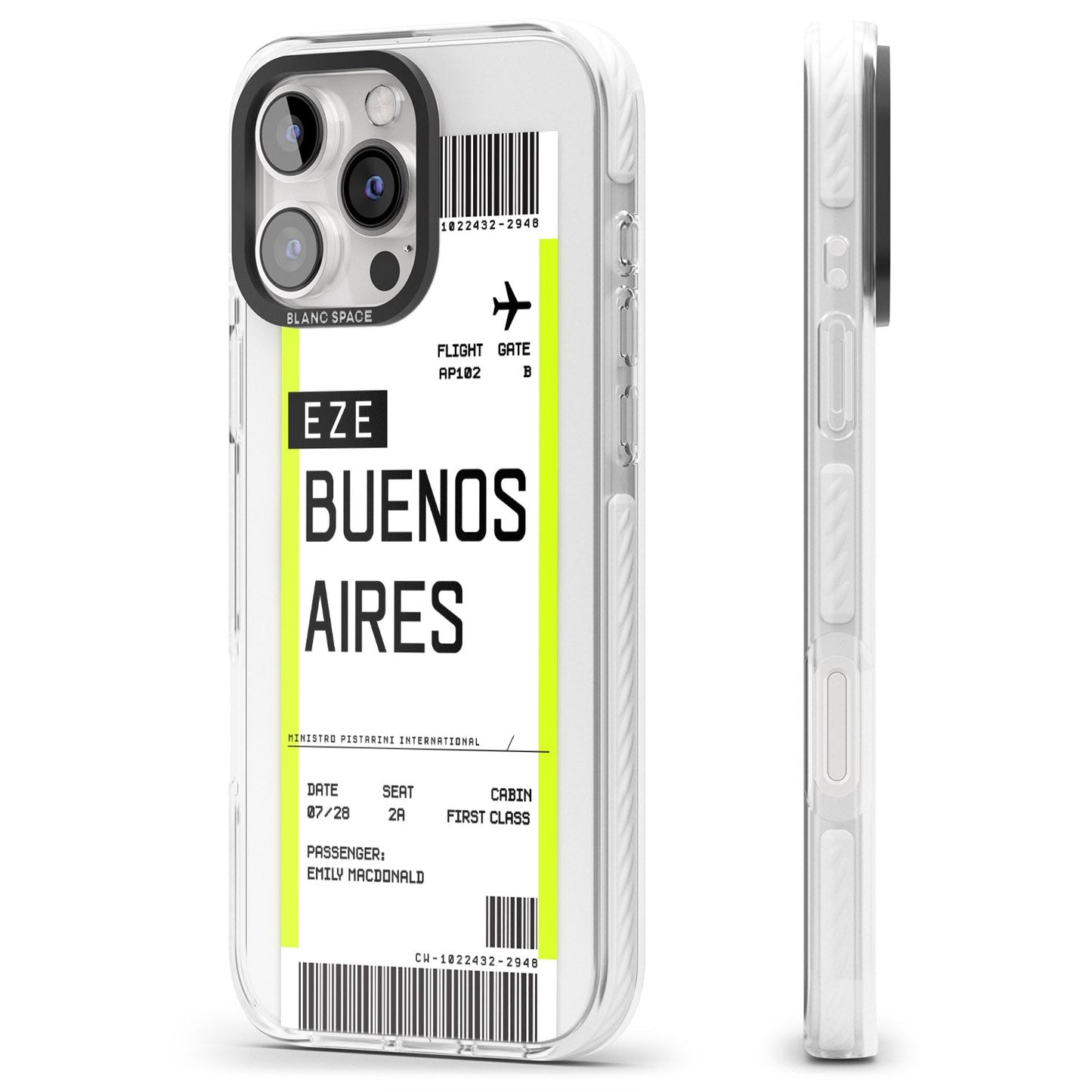 Personalised Buenos Aires Boarding Pass