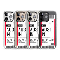 Personalised Austin Boarding Pass