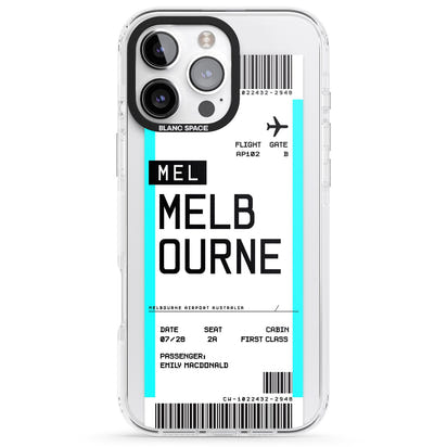 Personalised Melbourne Boarding Pass