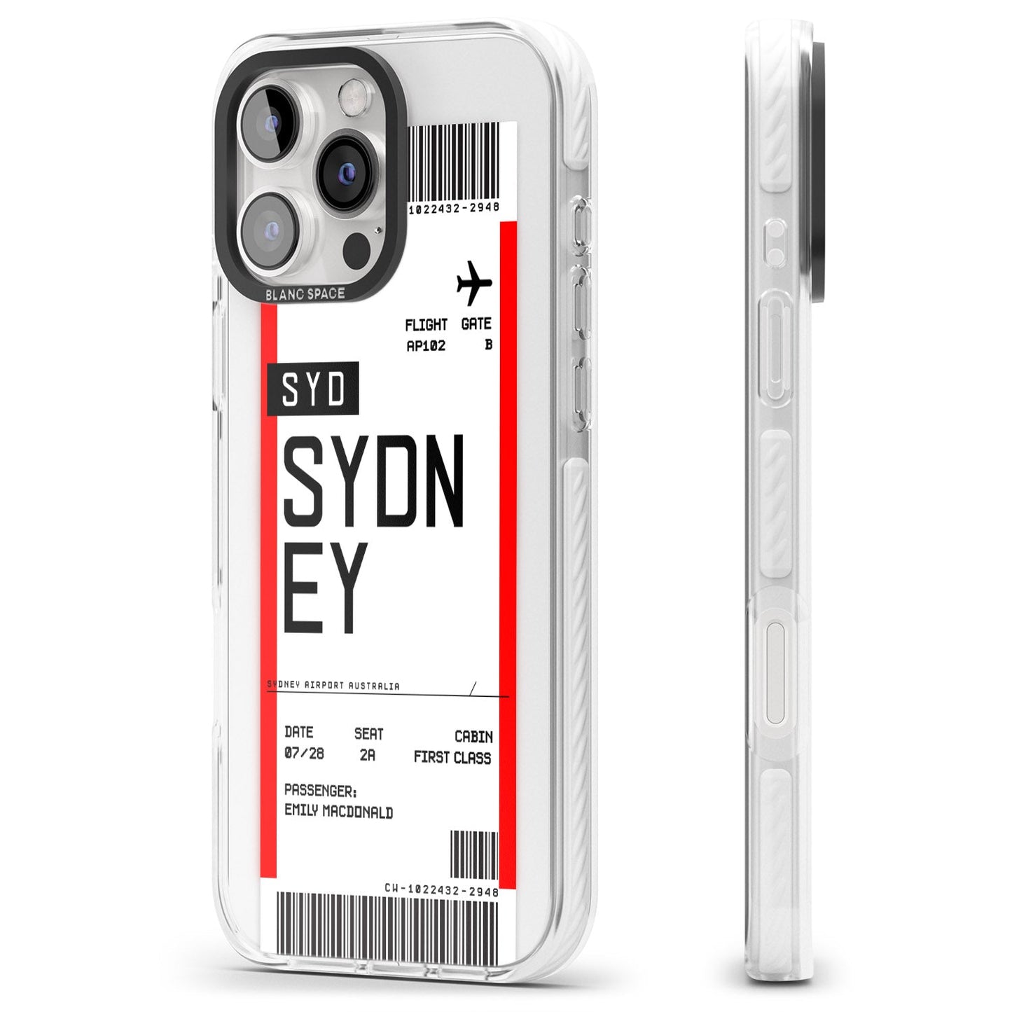 Personalised Sydney Boarding Pass