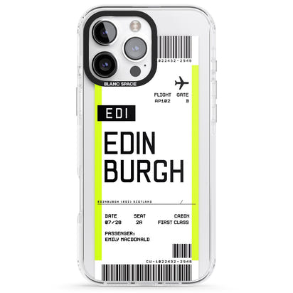 Personalised Edinburgh Boarding Pass