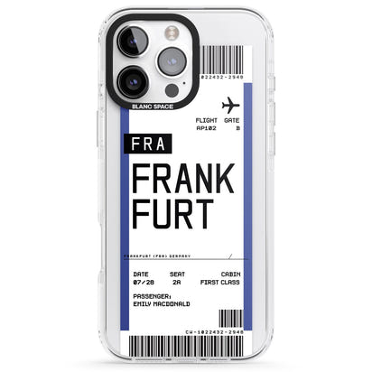 Personalised Frankfurt Boarding Pass