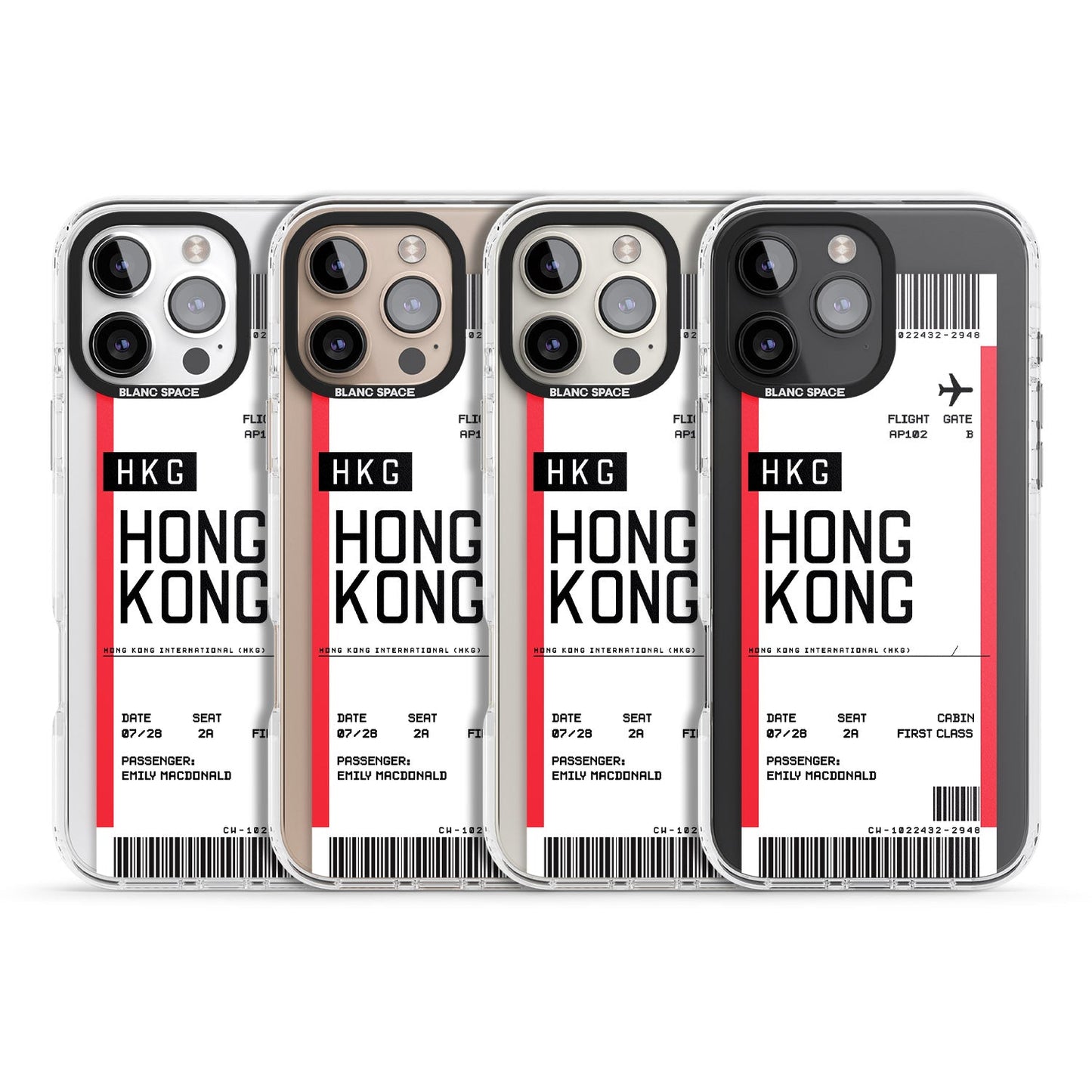 Personalised Hong Kong Boarding Pass