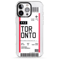 Personalised Toronto Boarding Pass