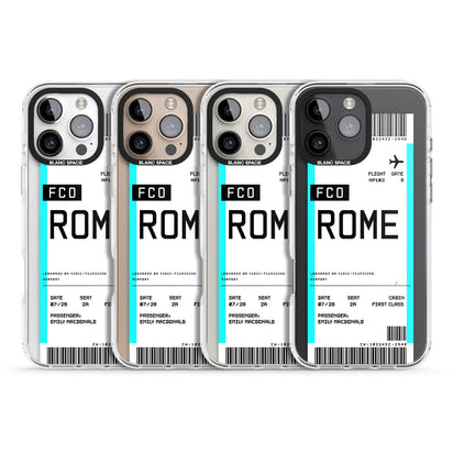 Personalised Rome Boarding Pass