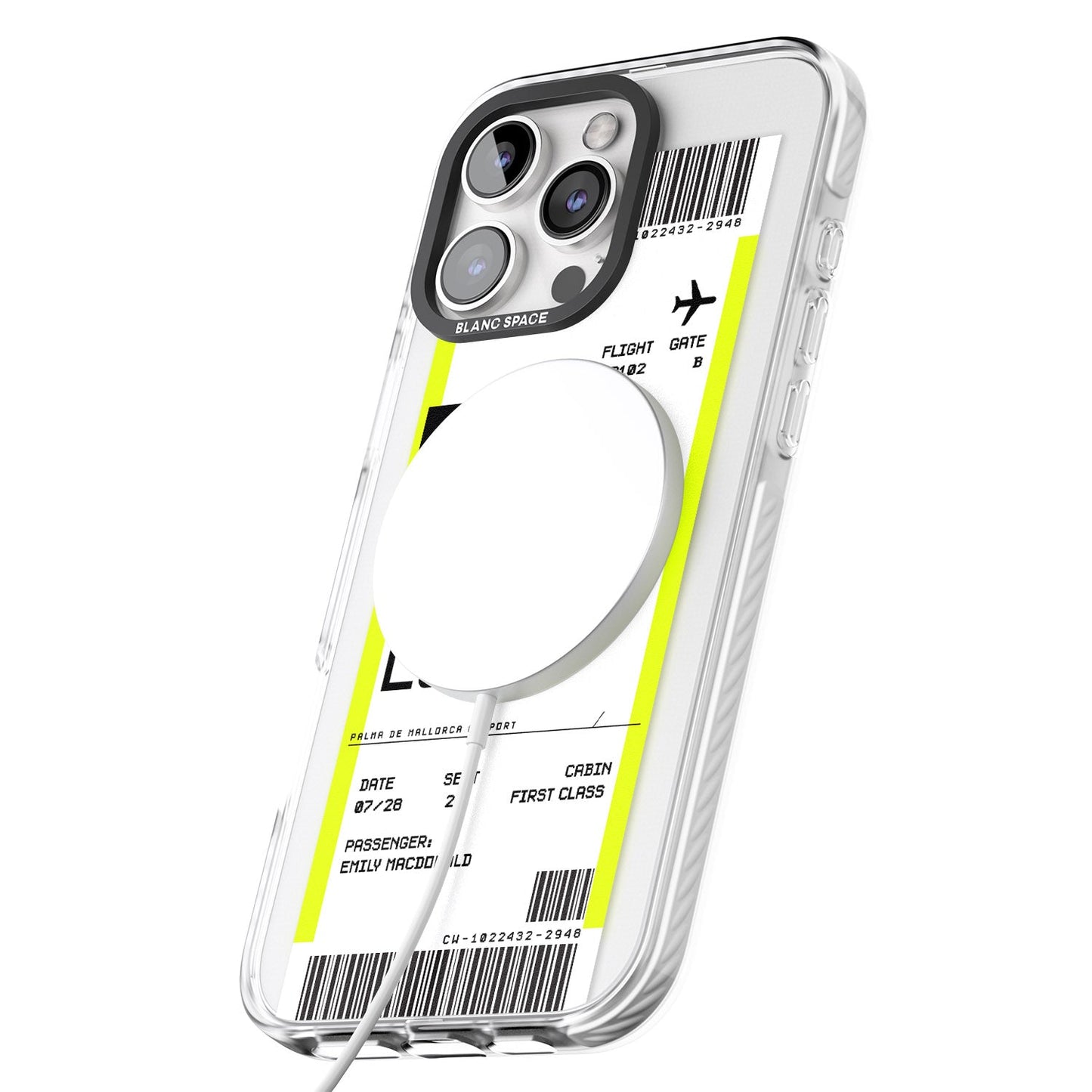 Carte d'embarquement personnalisée pour Palma de Majorque