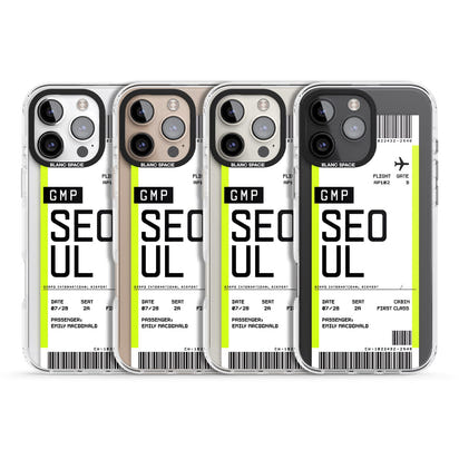 Personalised Seoul Boarding Pass
