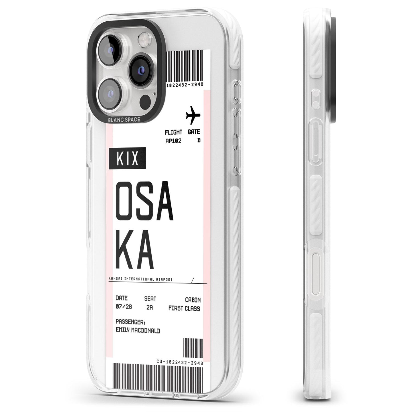 Personalised Osaka Boarding Pass