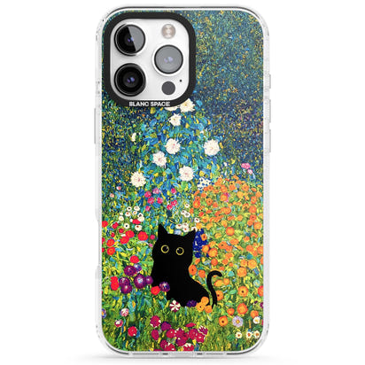 Cat in Klimt's Garden