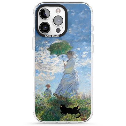 Cat with Monet's Parasol Lady