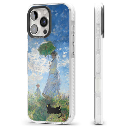 Cat with Monet's Parasol Lady