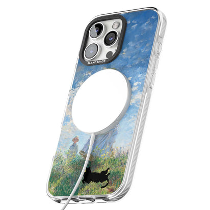 Cat with Monet's Parasol Lady