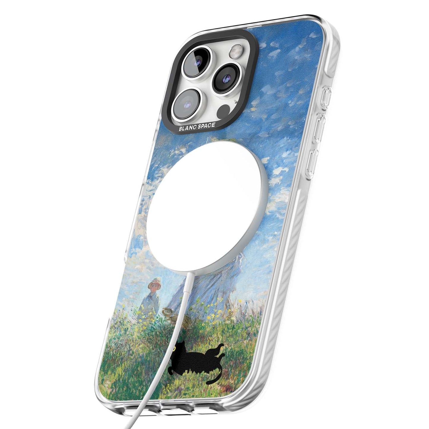 Cat with Monet's Parasol Lady