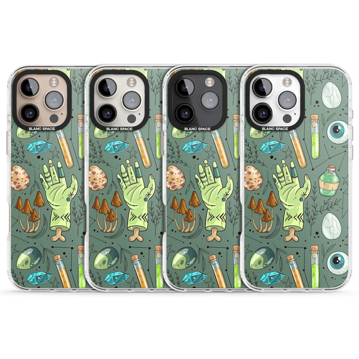 Motif expérimental de dessin animé pour Halloween