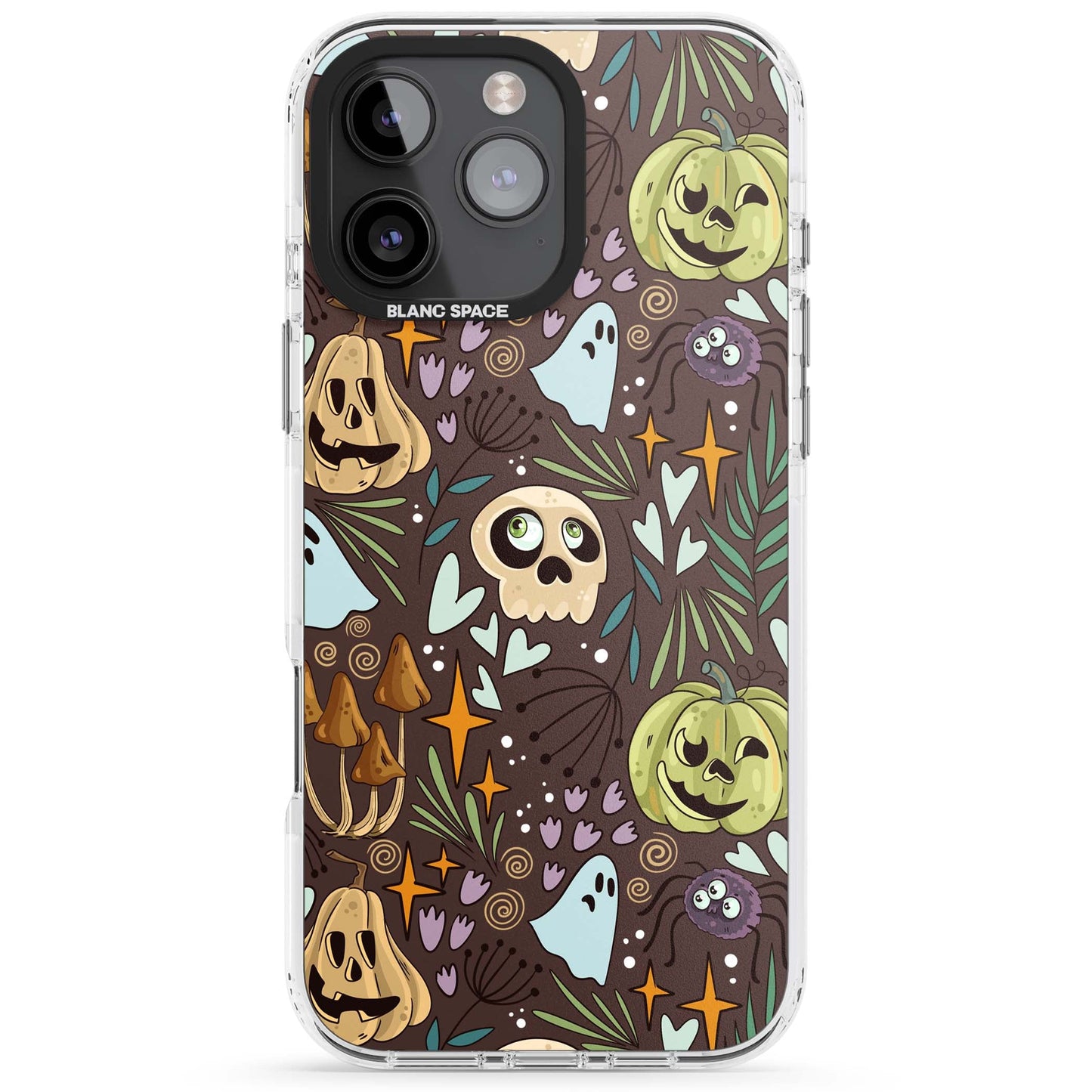 Goblincore Cartoon Halloween Pattern