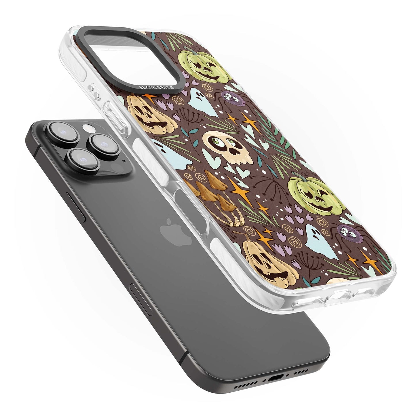 Goblincore Cartoon Halloween Pattern