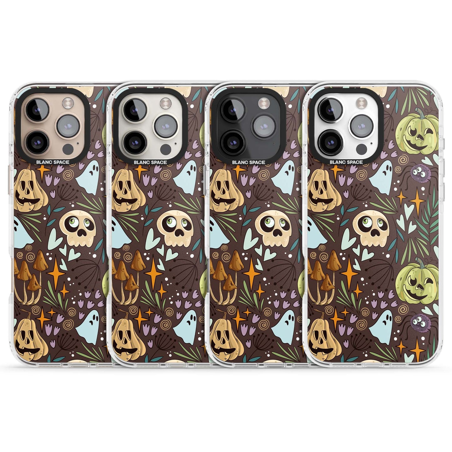 Goblincore Cartoon Halloween Pattern